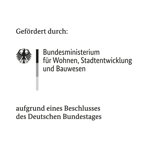 Gefördert durch das Bundesministerium für Wohnen, Stadtentwicklung und Bauwesen